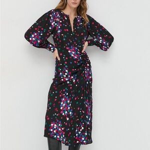 Marella by Max Mara Label-cut Polkadot Midi Dress Size: Small Spring/Summer